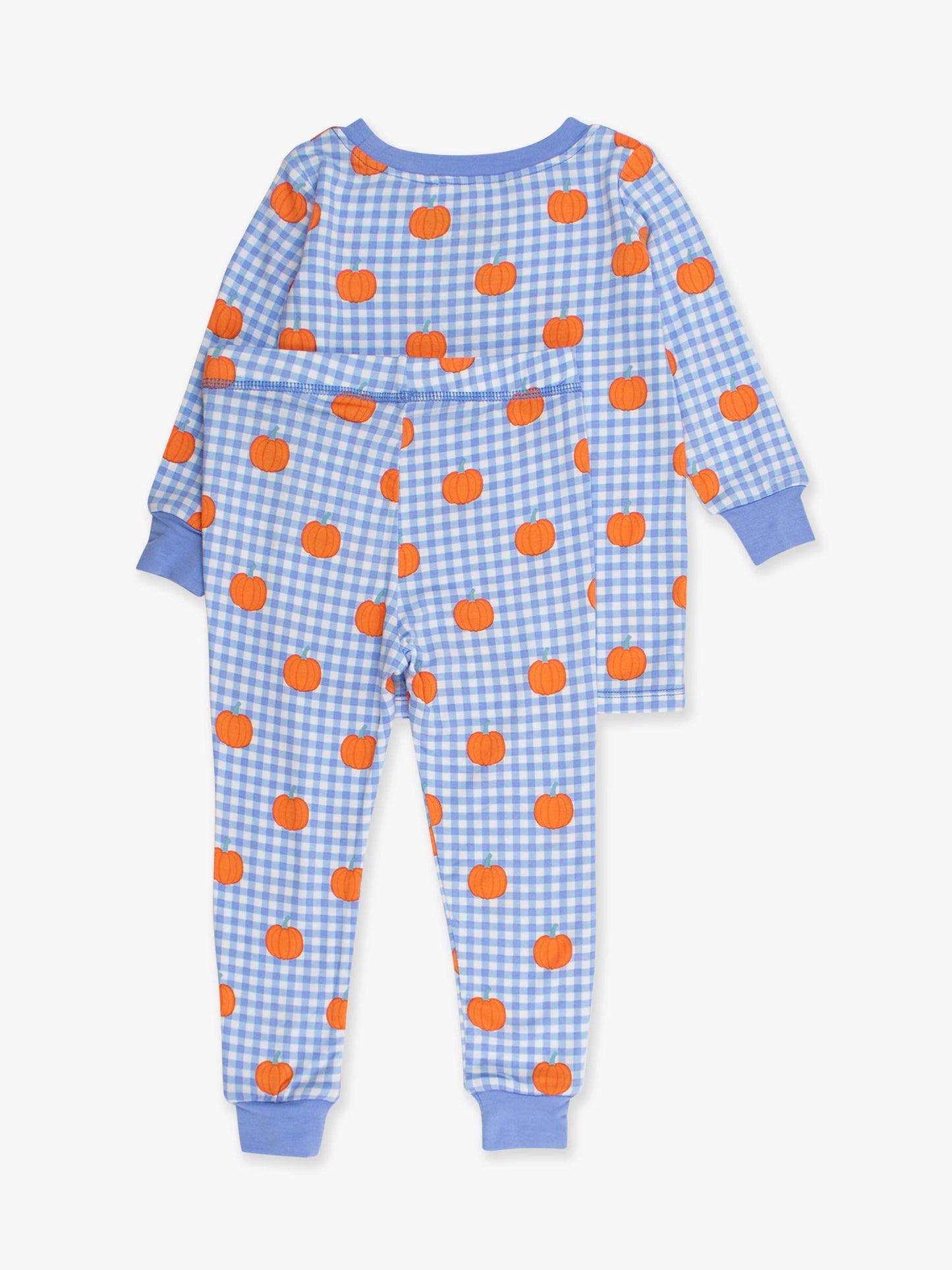Pumpkin Patch Gingham Long Sleeve Bamboo Pajamas
