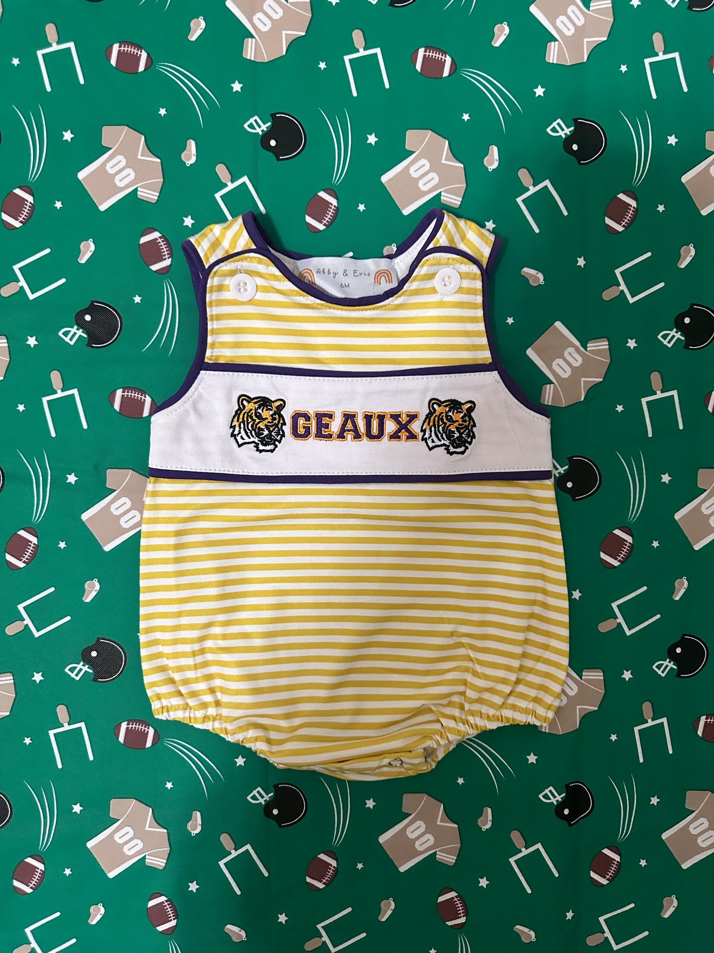 Geaux Tigers Boy Bubble