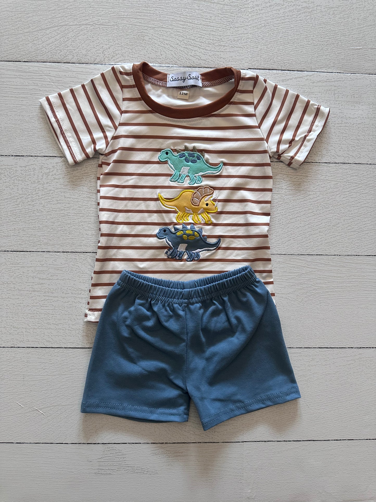 Dino Friends Shorts Set