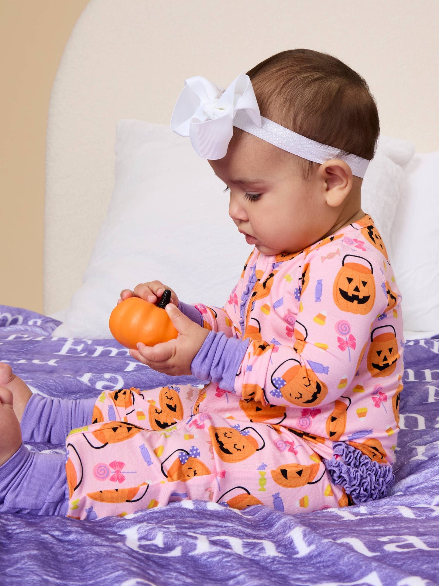 Pumpkin Boo Crew Bamboo Sleeper