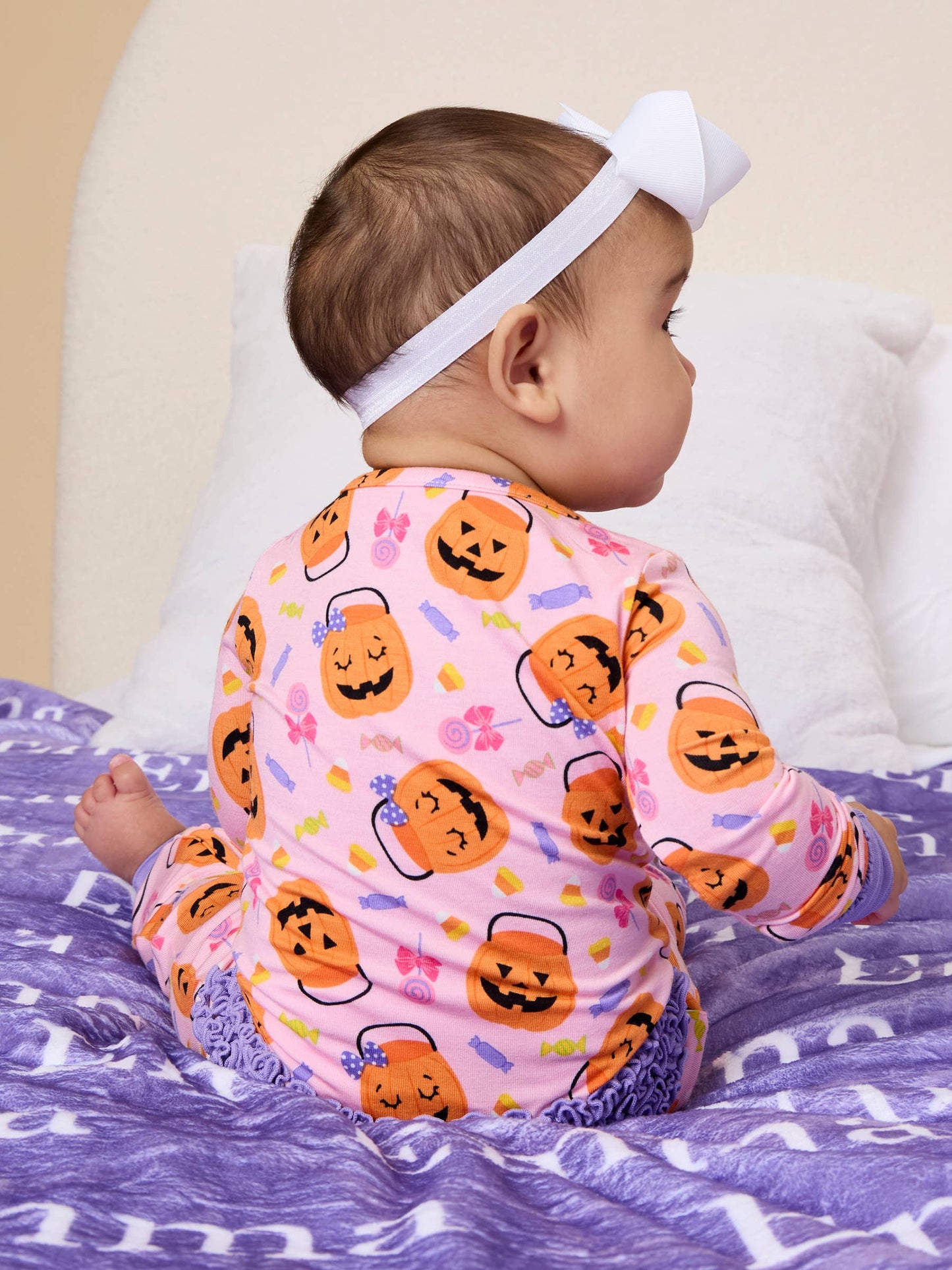 Pumpkin Boo Crew Bamboo Sleeper