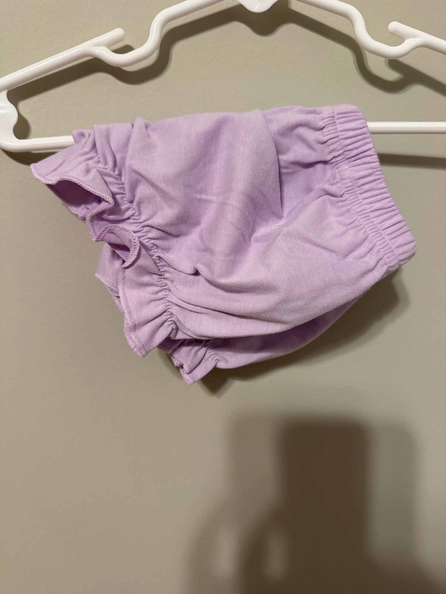 Purple Floral Bloomer Set
