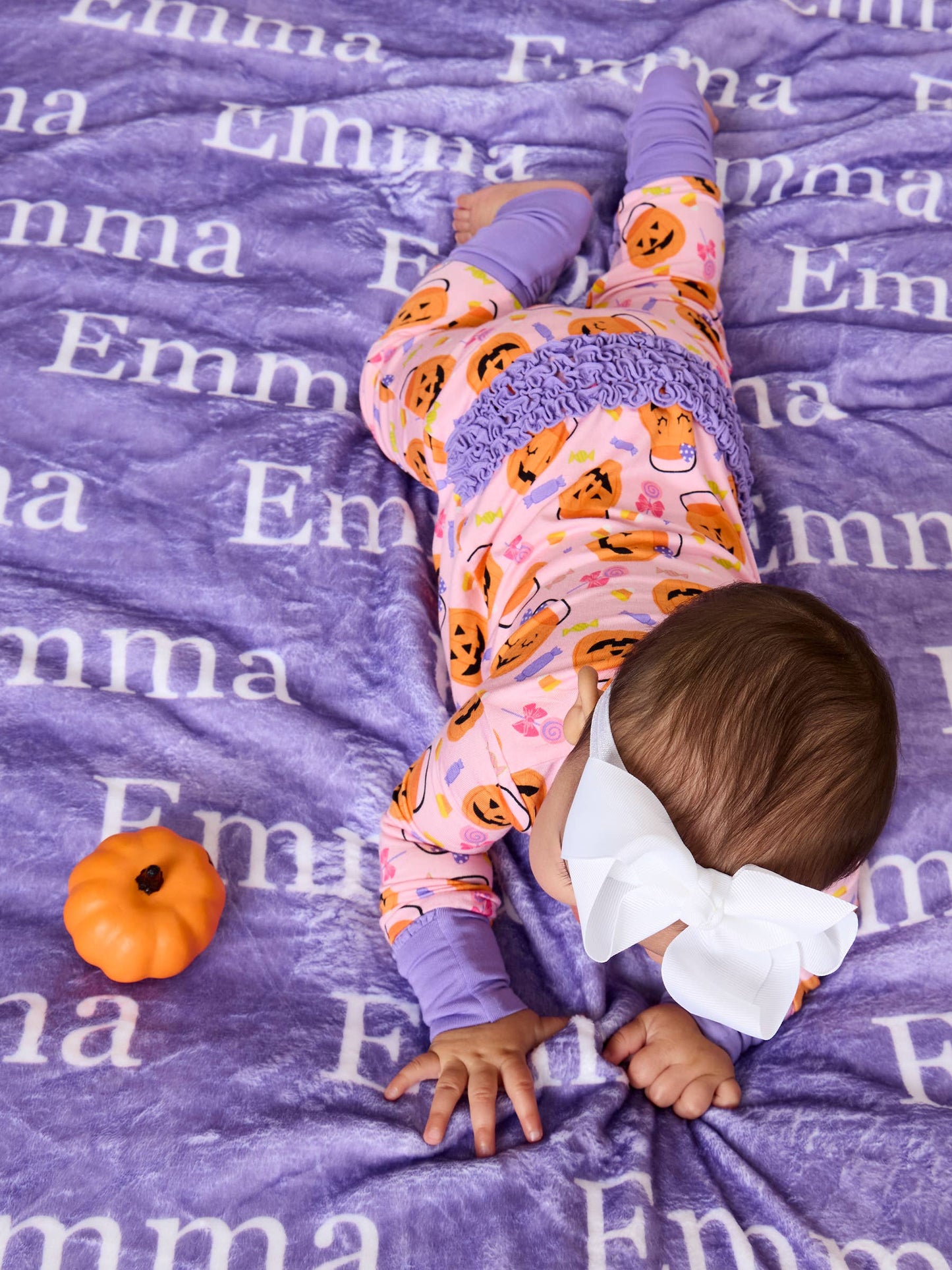 Pumpkin Boo Crew Bamboo Sleeper