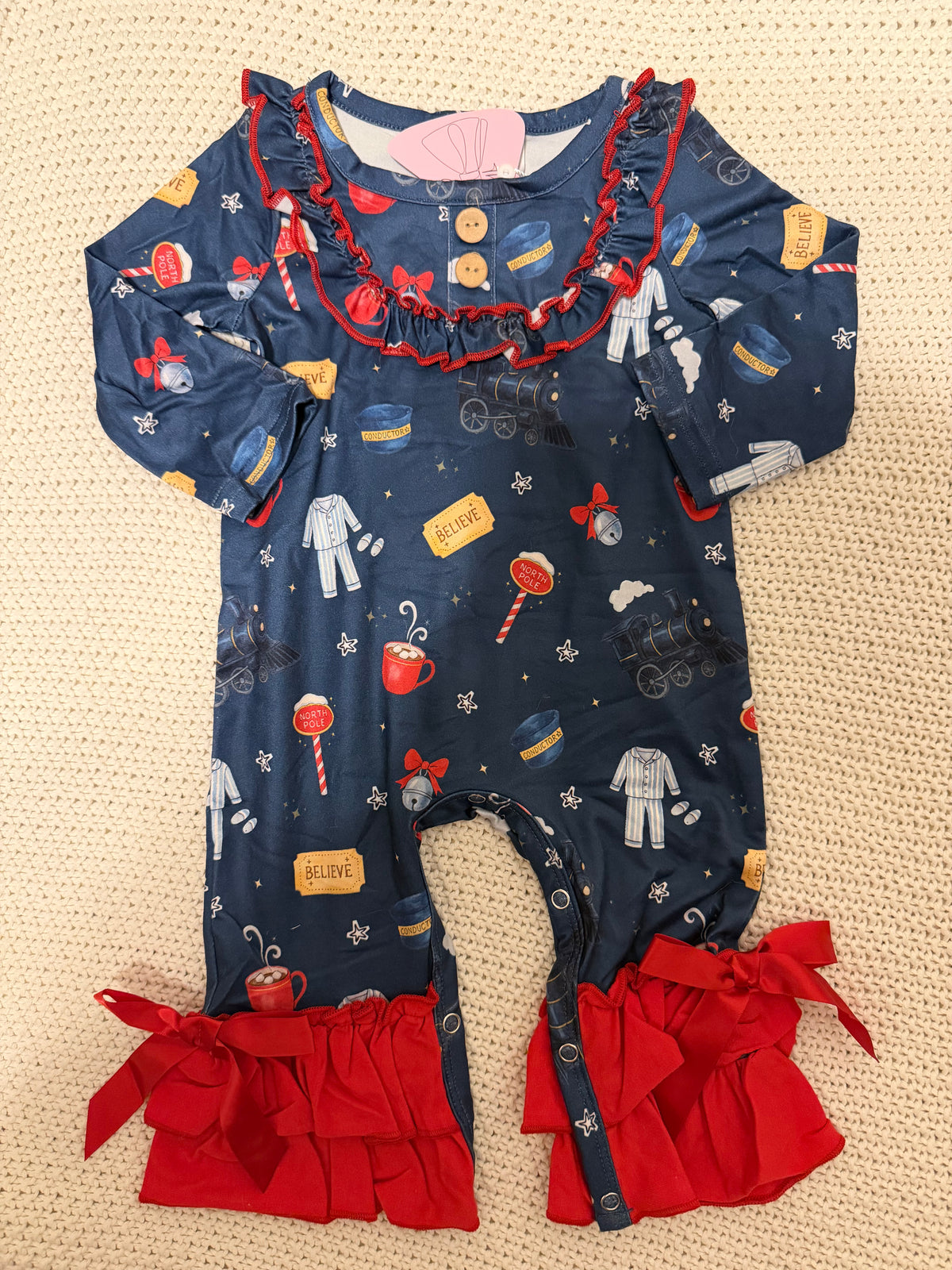 Polar Express Girl Romper
