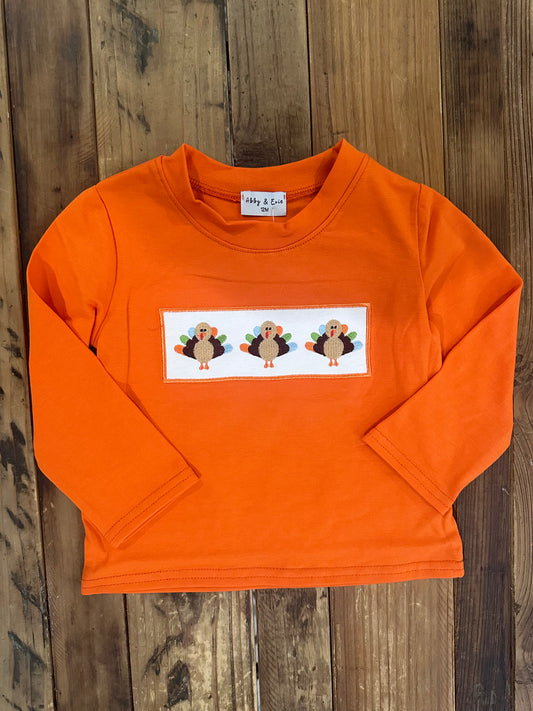 Orange Turkeys Shirt