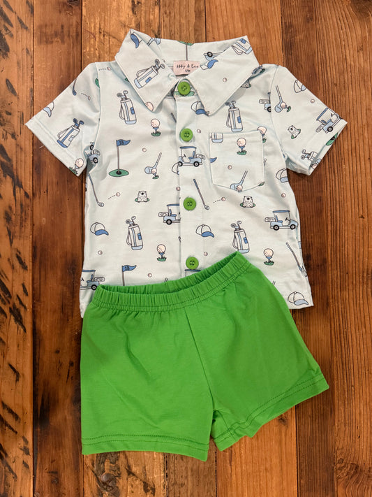 Tee Time Shorts Set
