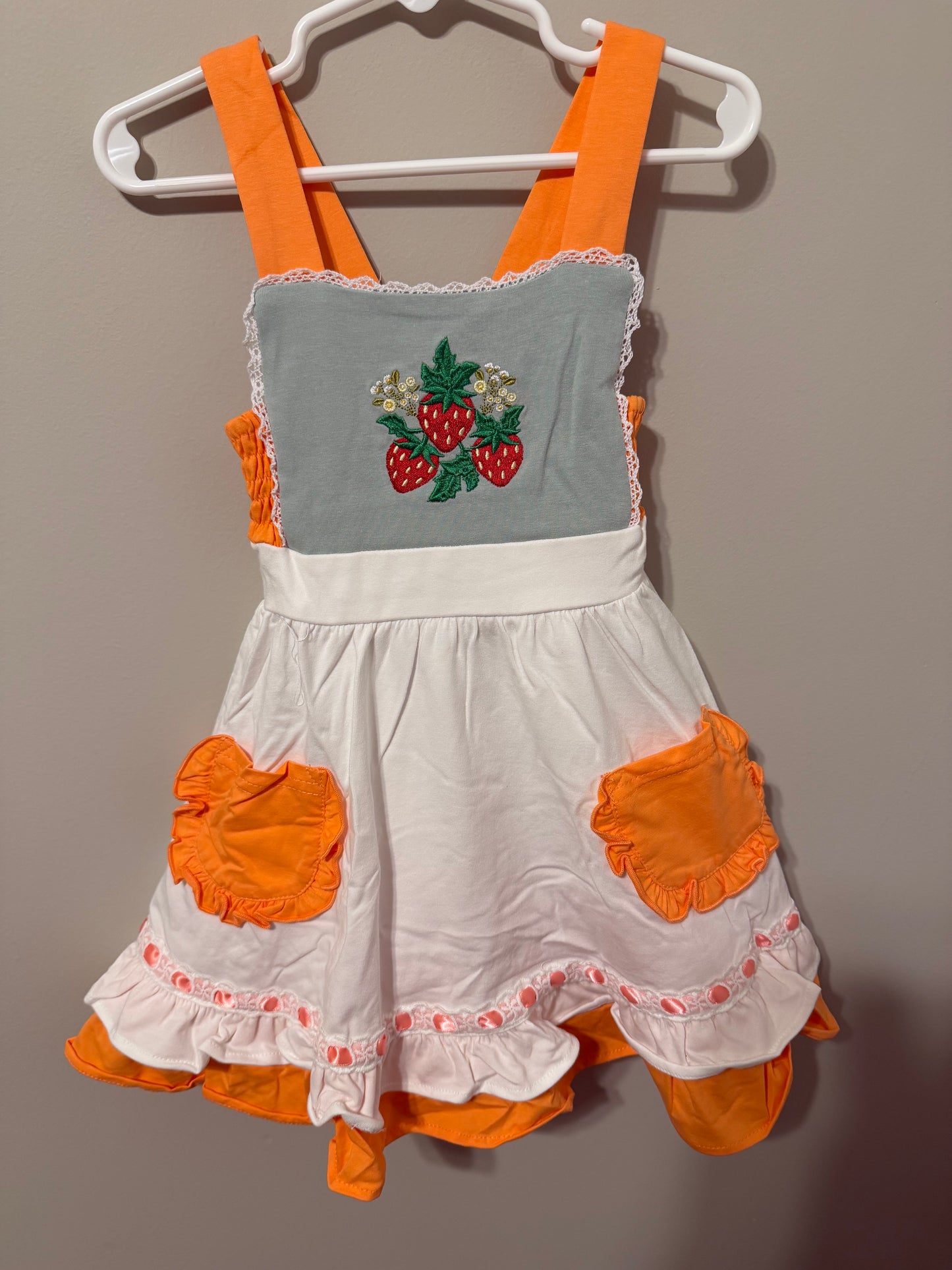 Strawberry Ruffle Dress
