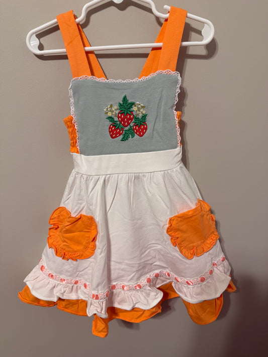 Strawberry Ruffle Dress