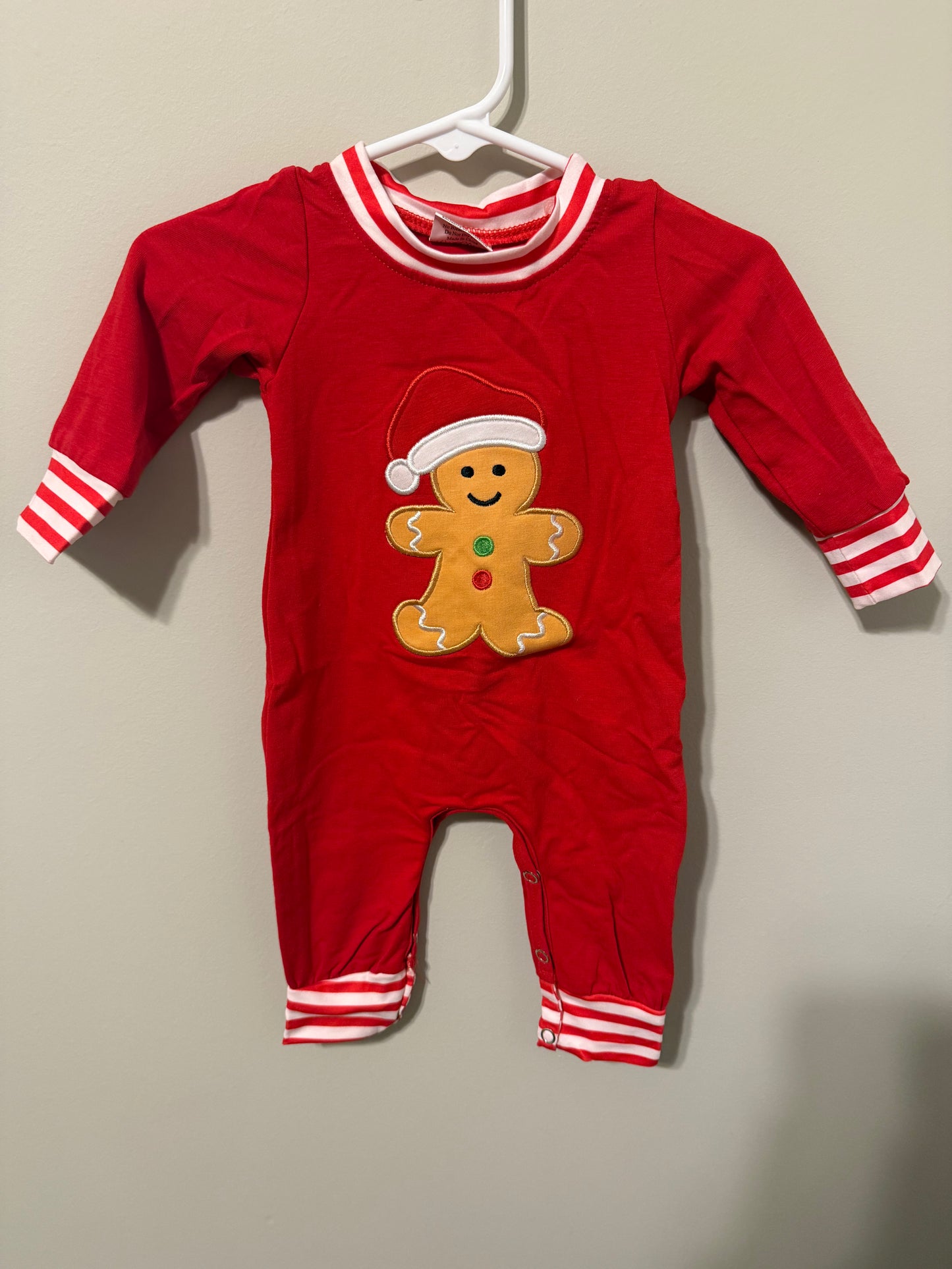 Gingerbread Man Romper