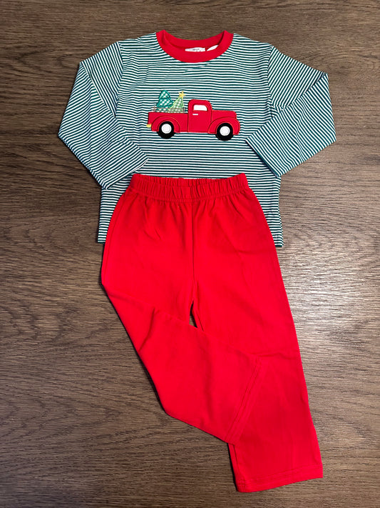 Boys Christmas Truck Set