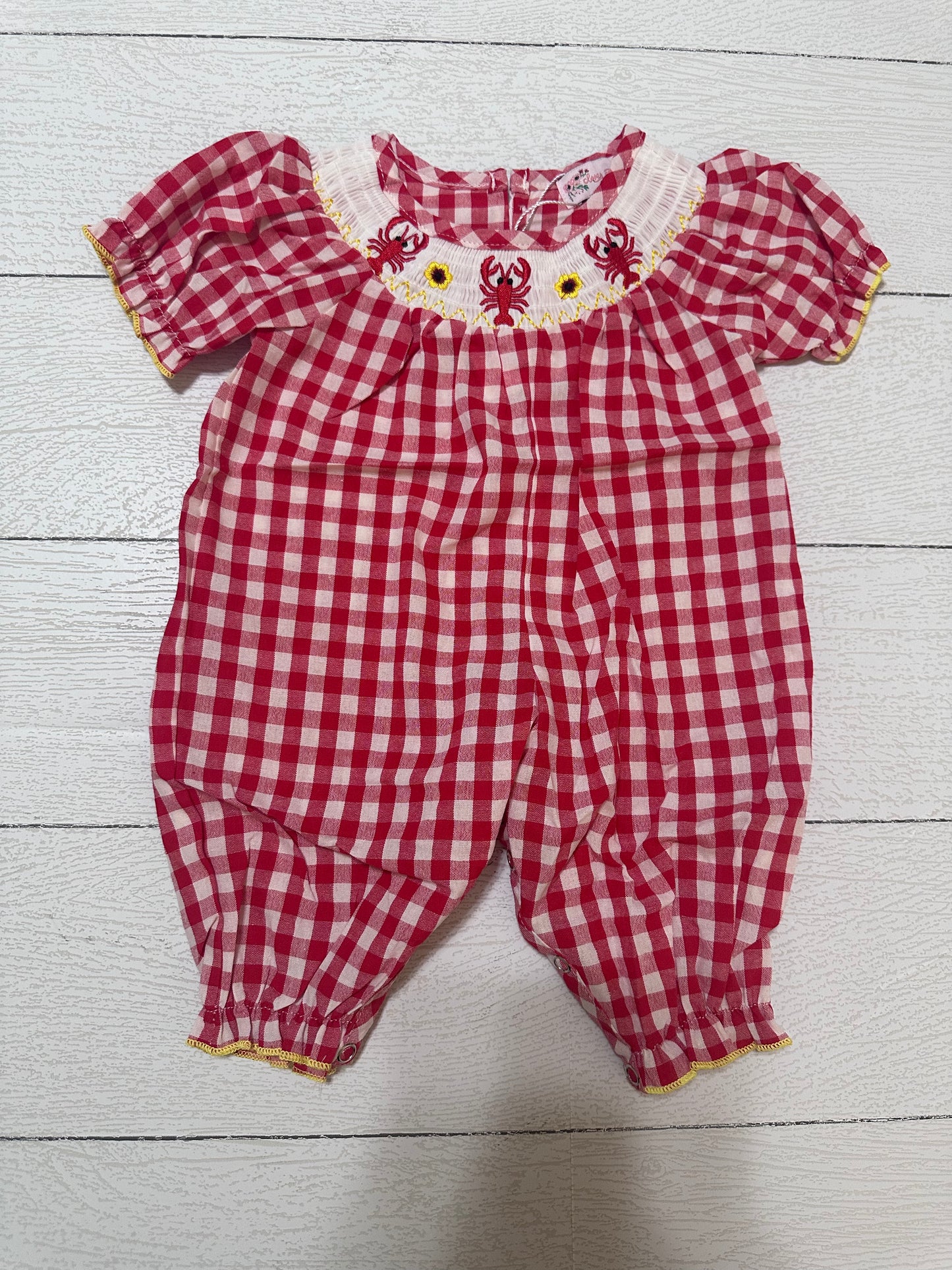 Red Crawfish Romper
