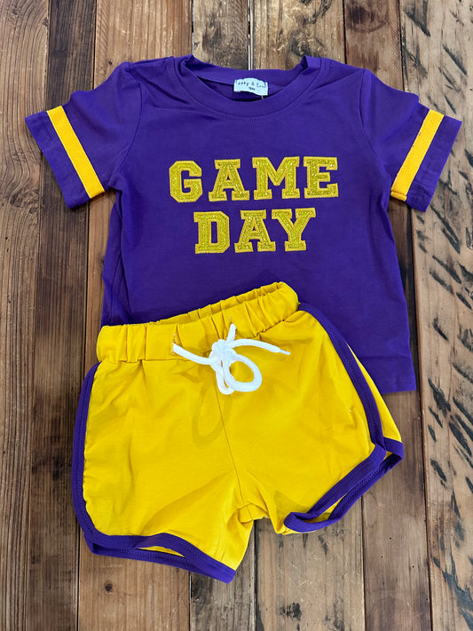 Purple & Gold Game Day Set