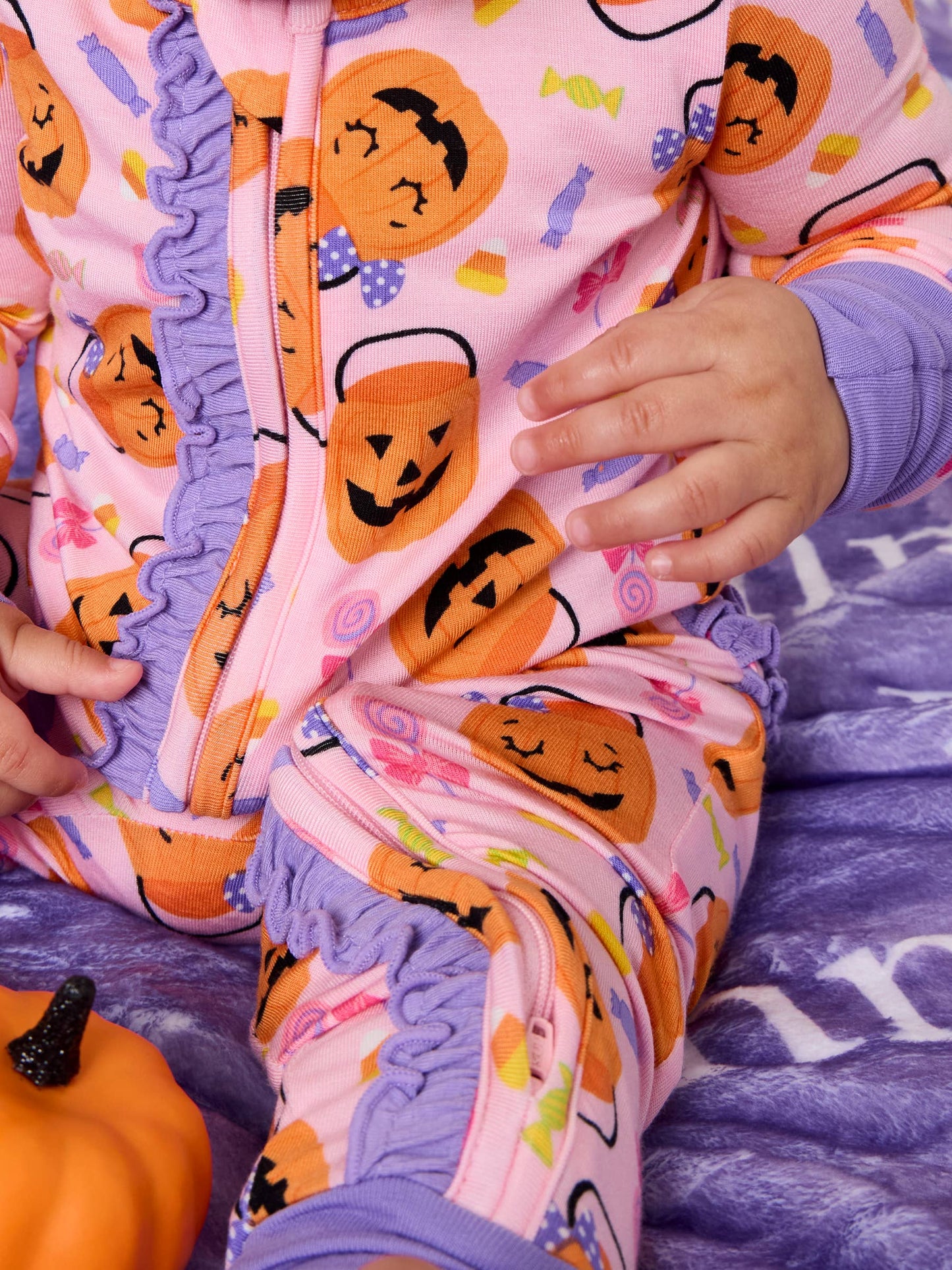 Pumpkin Boo Crew Bamboo Sleeper